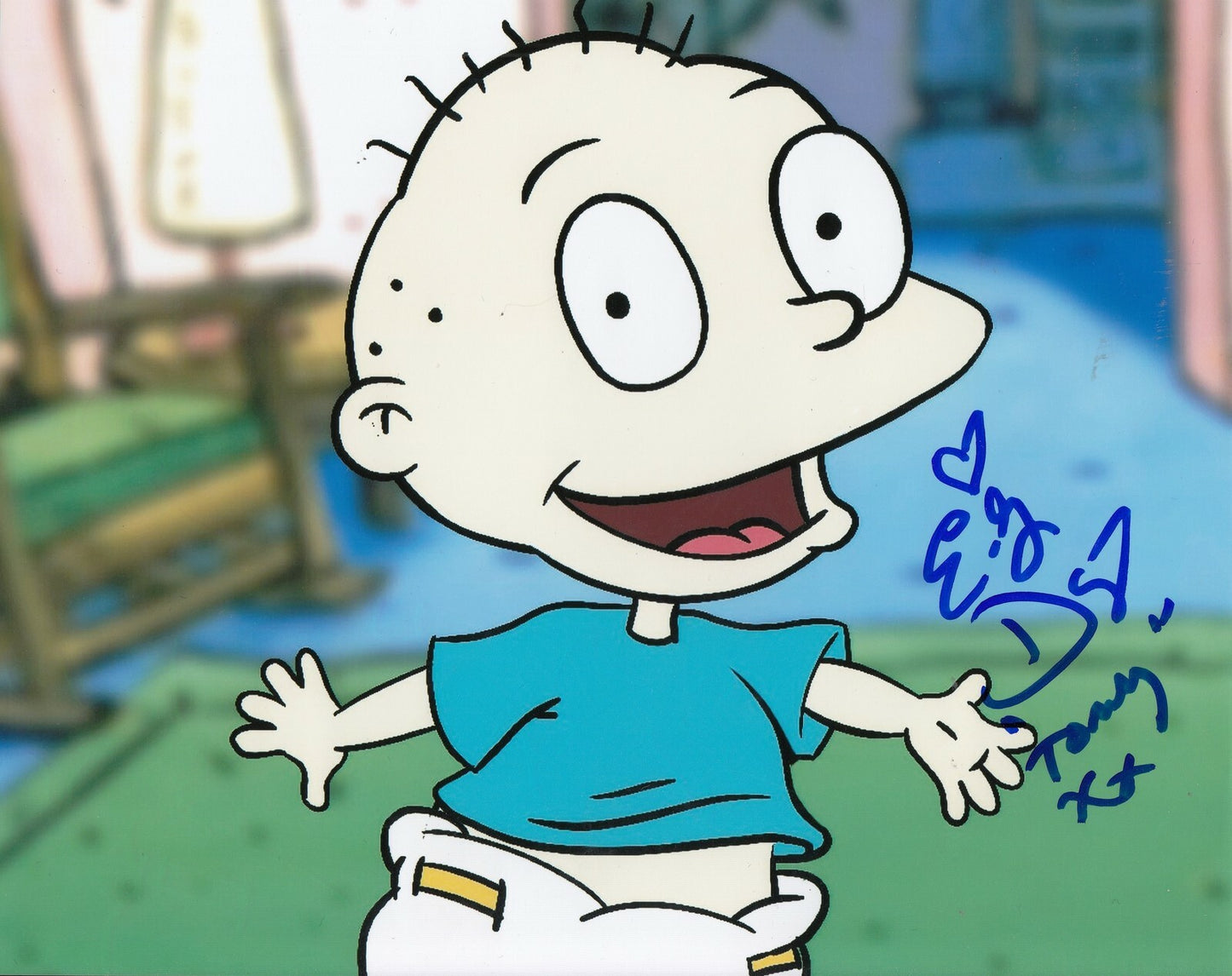 ELIZABETH DAILY signed (RUGRATS) TV SHOW 8x10 photo *TOMMY PICKLES* W/COA #2
