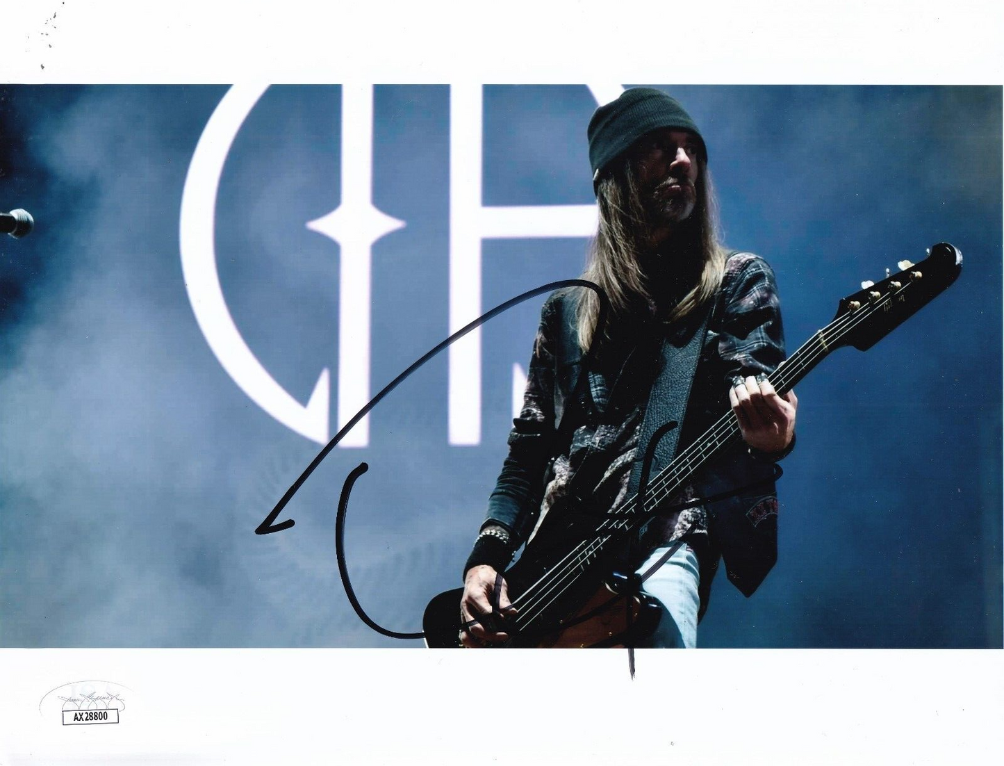 REX BROWN signed (PANTERA) Guitarist Music 8X10 photo JSA COA AX28800