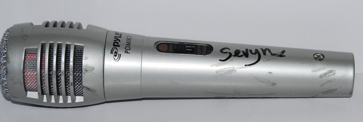 SEVYN STREETER sigend (MICROPHONE) SINGER SONGWRITER W/COA *BEFORE I DO*
