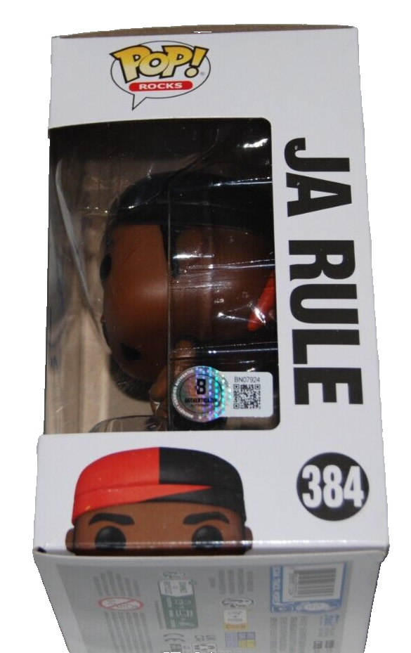 JA RULE signed (ICONN LIVE) Pop Rocks #384 Funko Pop BECKETT BAS BN07924