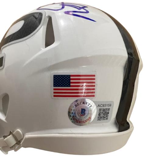 BILLY BOB THORNTON signed (FRIDAY NIGHT LIGHTS) Mini helmet BECKETT BAS AC93159