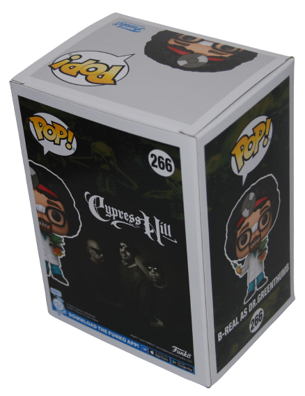 B-REAL signed (DR GREENTHUMB) #266 Funko Pop Cypress Hill BECKETT BAS BH01100