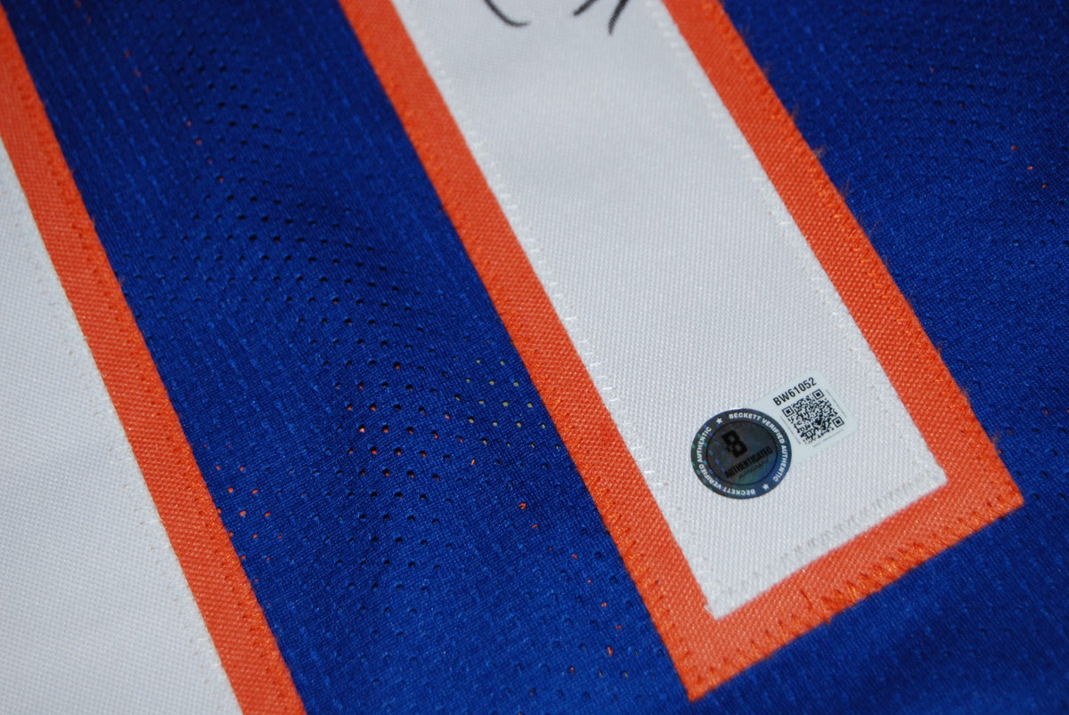 KELLEN MOORE signed (BOISE STATE BRONCOS) football jersey BECKETT BAS BW61052