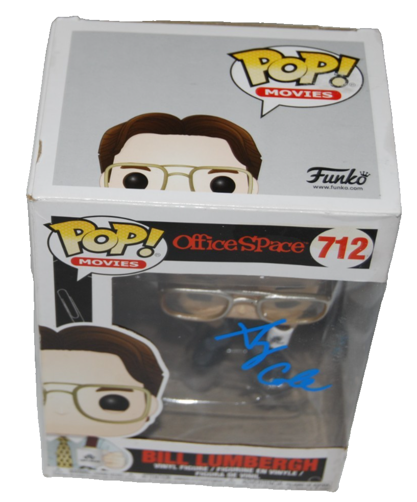 GARY COLE signed (OFFICE SPACE) Bill Lumbergh Funko Pop #712 BECKETT BY085877