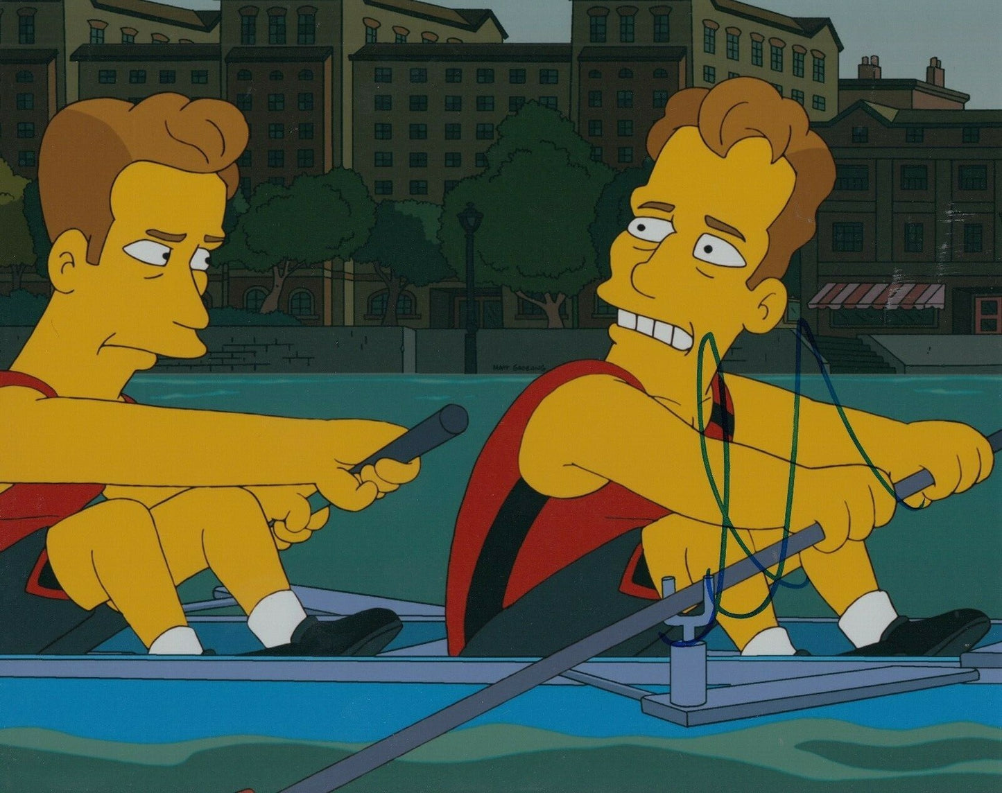 ARMIE HAMMER signed (THE SIMPSONS) 8X10 photo *Cameron Winklevoss* W/COA #3