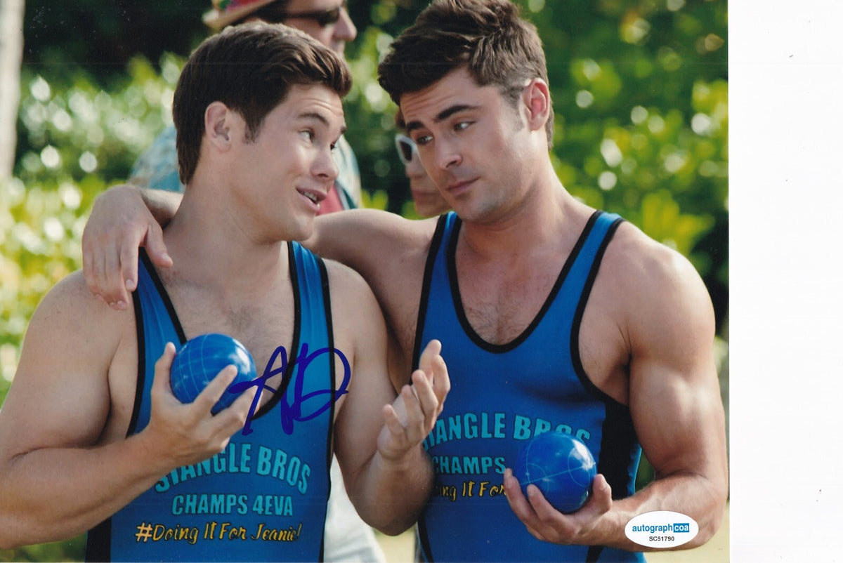 ADAM DEVINE signed (MIKE AND DAVE NEEDS WEDDING DATES) 8X10 photo ACOA SC51790