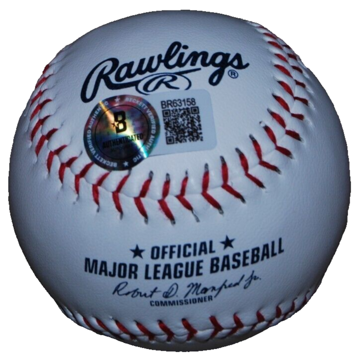 BILL MADLOCK signed (CHICAGO CUBS) MLB logo baseball BECKETT BAS BR63158