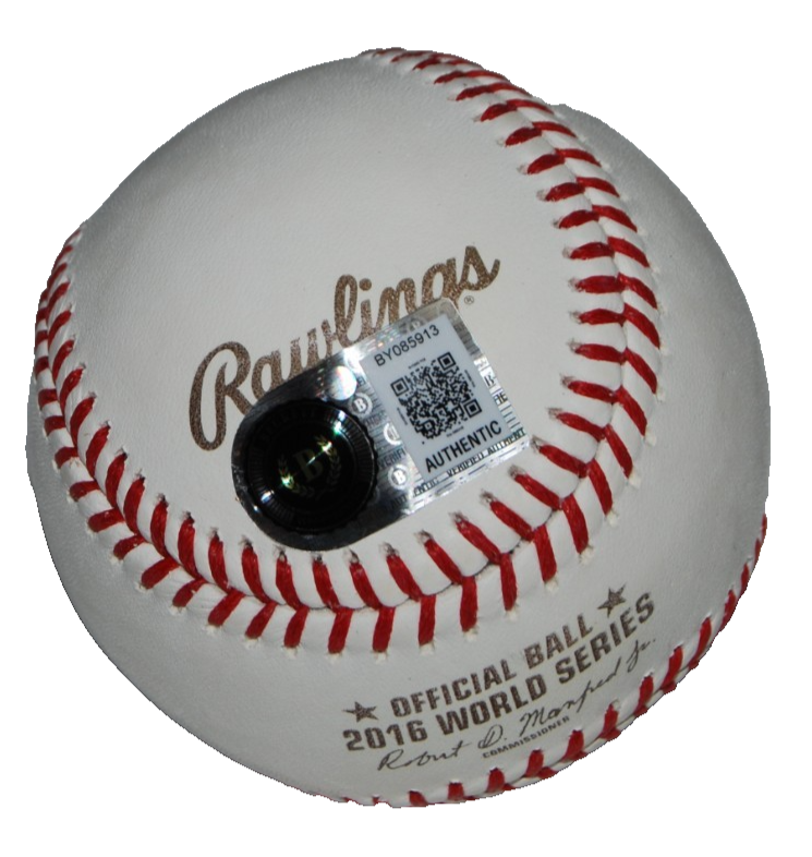 TOMMY LA SELLA signed (CHICAGO CUBS) 2016 World Series OML ball BECKETT BY085913
