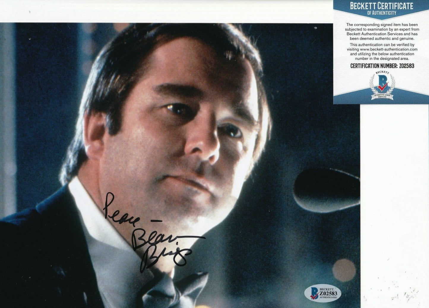 BEAU BRIDGES signed (THE FABULOUS BAKER BOYS) 8X10 photo BECKETT BAS Z02583
