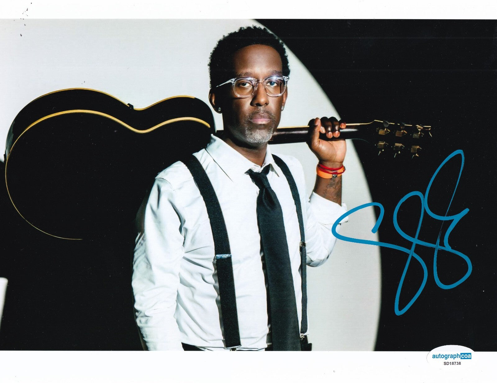 SHAWN STOCMAN signed (BOYS II MEN) Music singer 8x10 photo ACOA SD18738