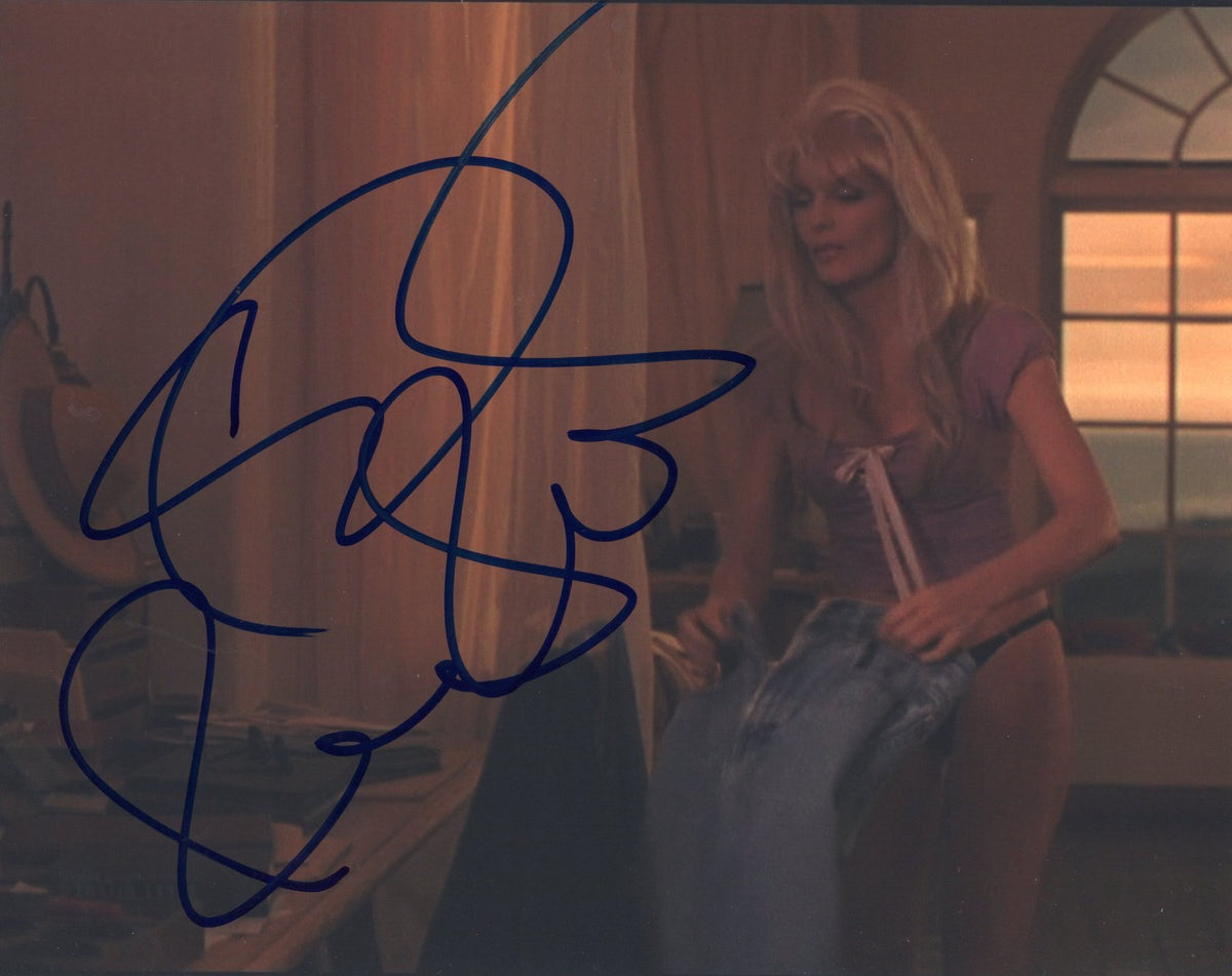 Rene Russo Tin Cup Signed 8x10 Photo w/COA #1