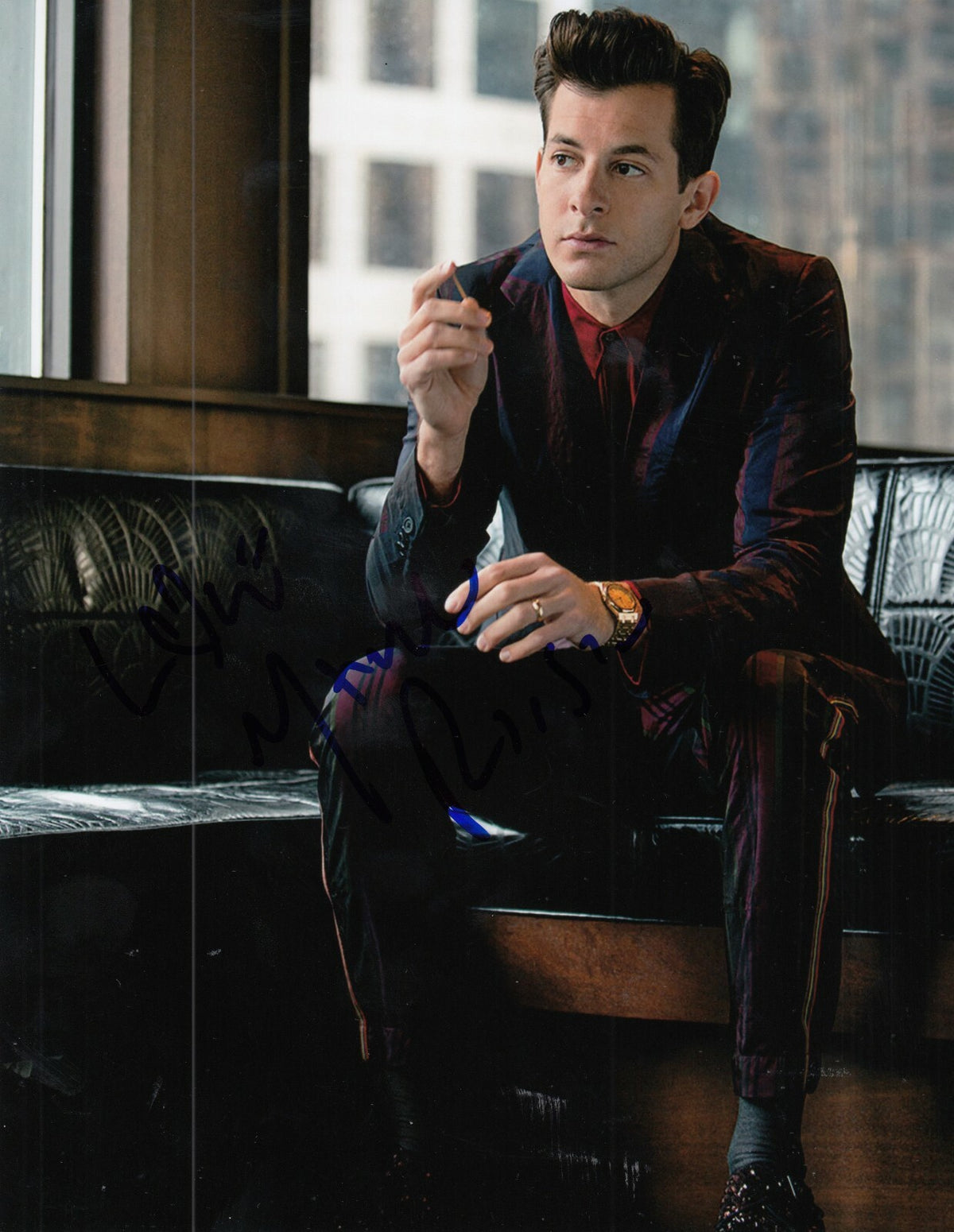 MARK RONSON signed (UP TOWN FUNK) autographed 8X10 photo *Music Singer* W/COA #4
