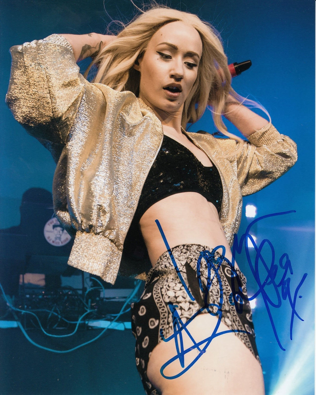 IGGY AZALEA signed (THE CLASSIC) MUSIC RAPPER 8X10 photo *MO BOUNCE* W/COA #4