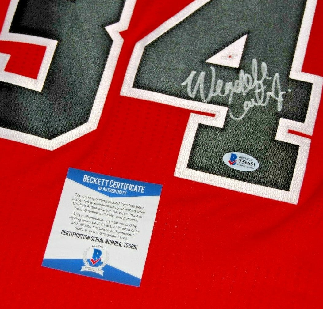 WENDELL CARTER JR signed (CHICAGO BULLS) Authentic RED jersey *FULL SIG* BECKETT