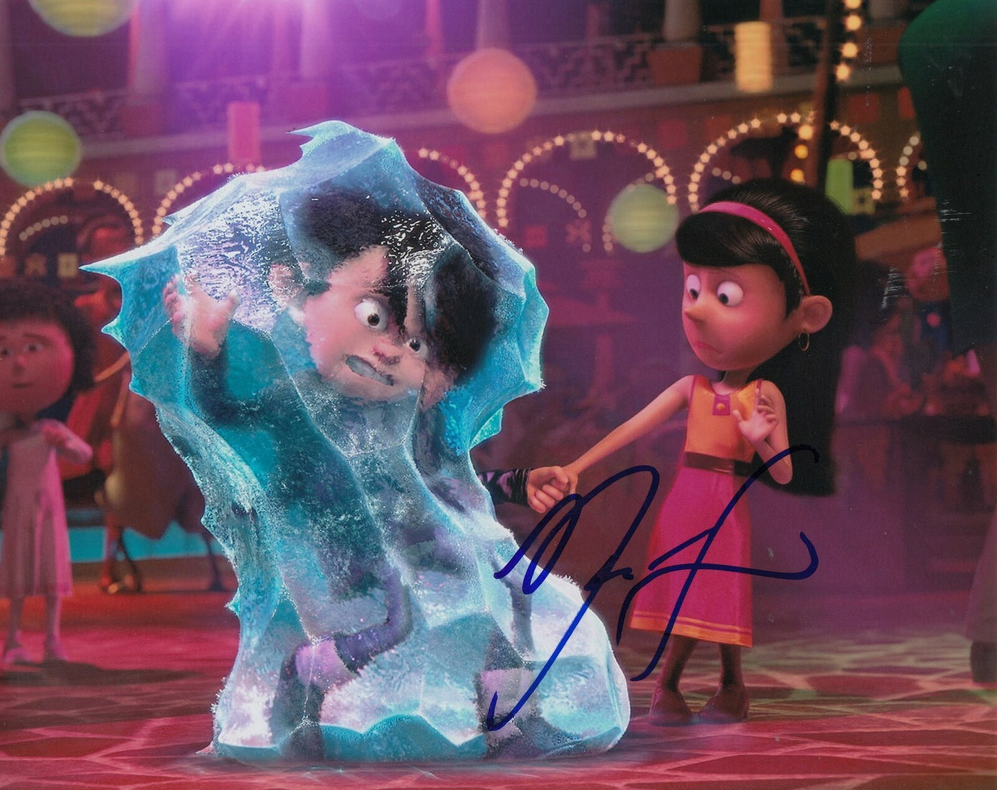 MOISES ARIAS signed (DESPICABLE ME 2) Movie 8X10 photo *ANTONIO* W/COA #1