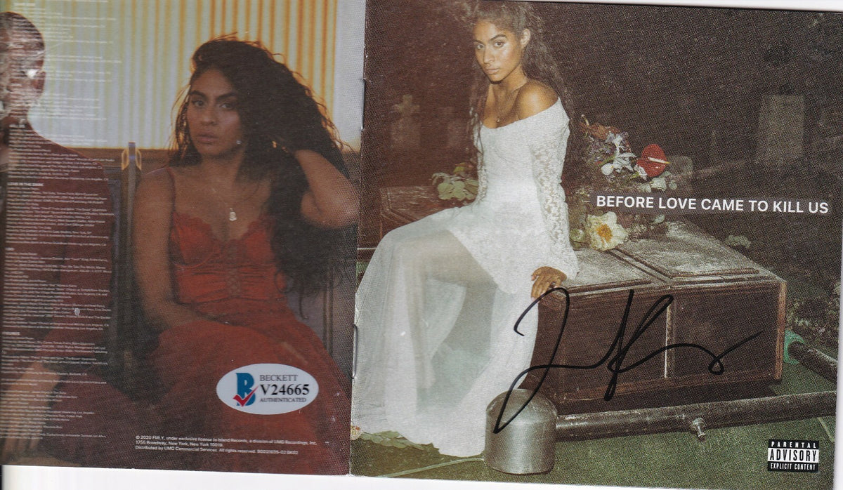 JESSIE REYEZ signed (BEFORE LOVE CAME TO KILL US) CD cover W/CD BECKETT V24665