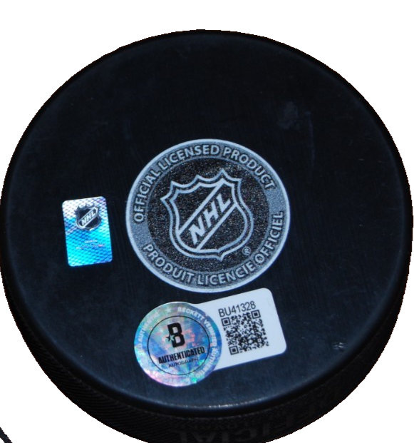 TEUVO TERAVAINEN signed (CHICAGO BLACKHAWKS) Centennial 100 puck BECKETT BU41328