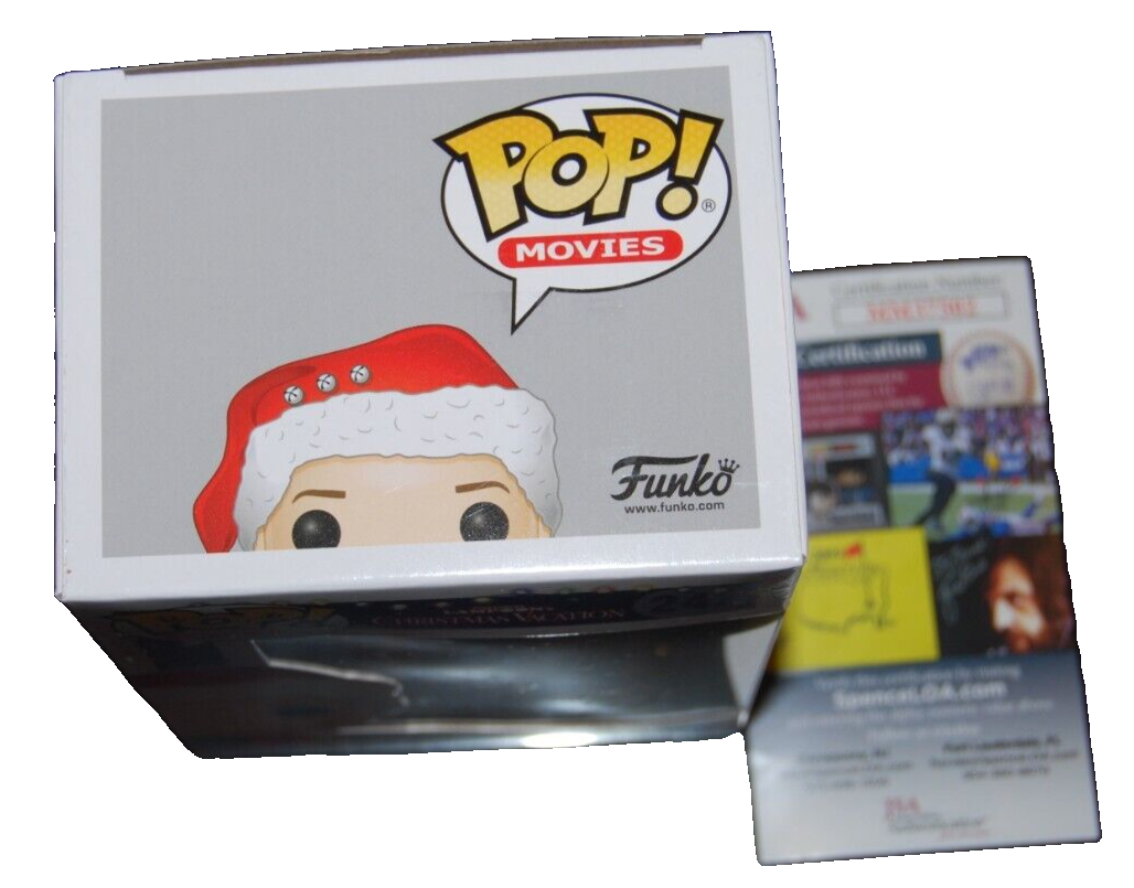 CHEVY CHASE signed (CHRISTMAS VACATION) Griswold White Ink #242 Funko Pop JSA