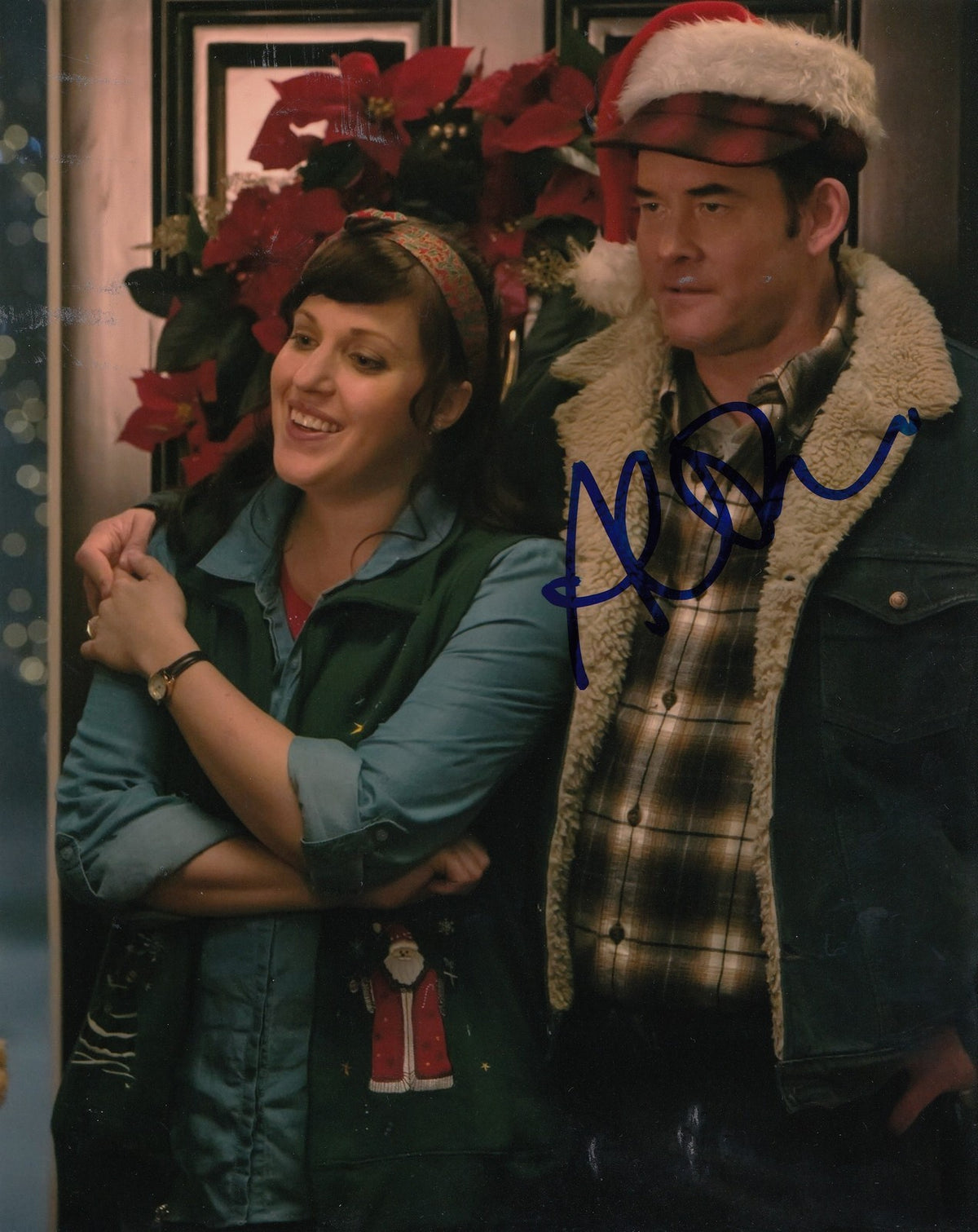 ALLISON TOLMAN signed *KRAMPUS* MOVIE 8X10 photo *PROOF* W/COA LINDA #2