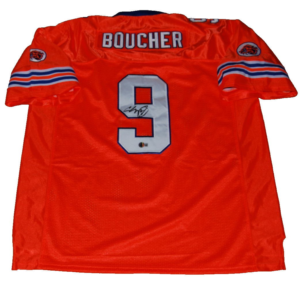 ADAM SANDLER signed (THE WATERBOY)  BOUCHER football jersey BECKETT BAS BV13320