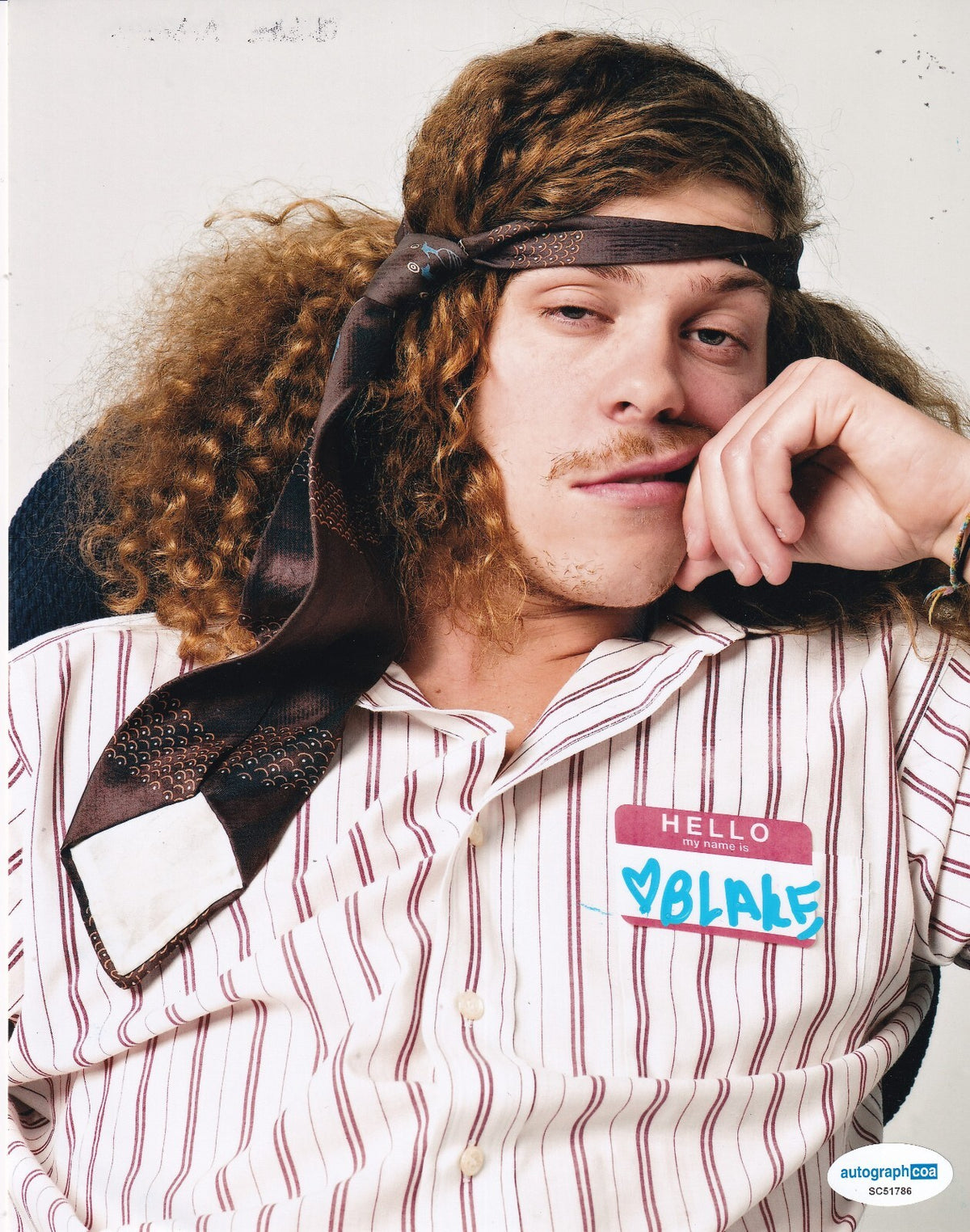 BLAKE ANDERSON signed (WORKAHOLICS) Blake Henderson TV 8X10 photo ACOA SC51786