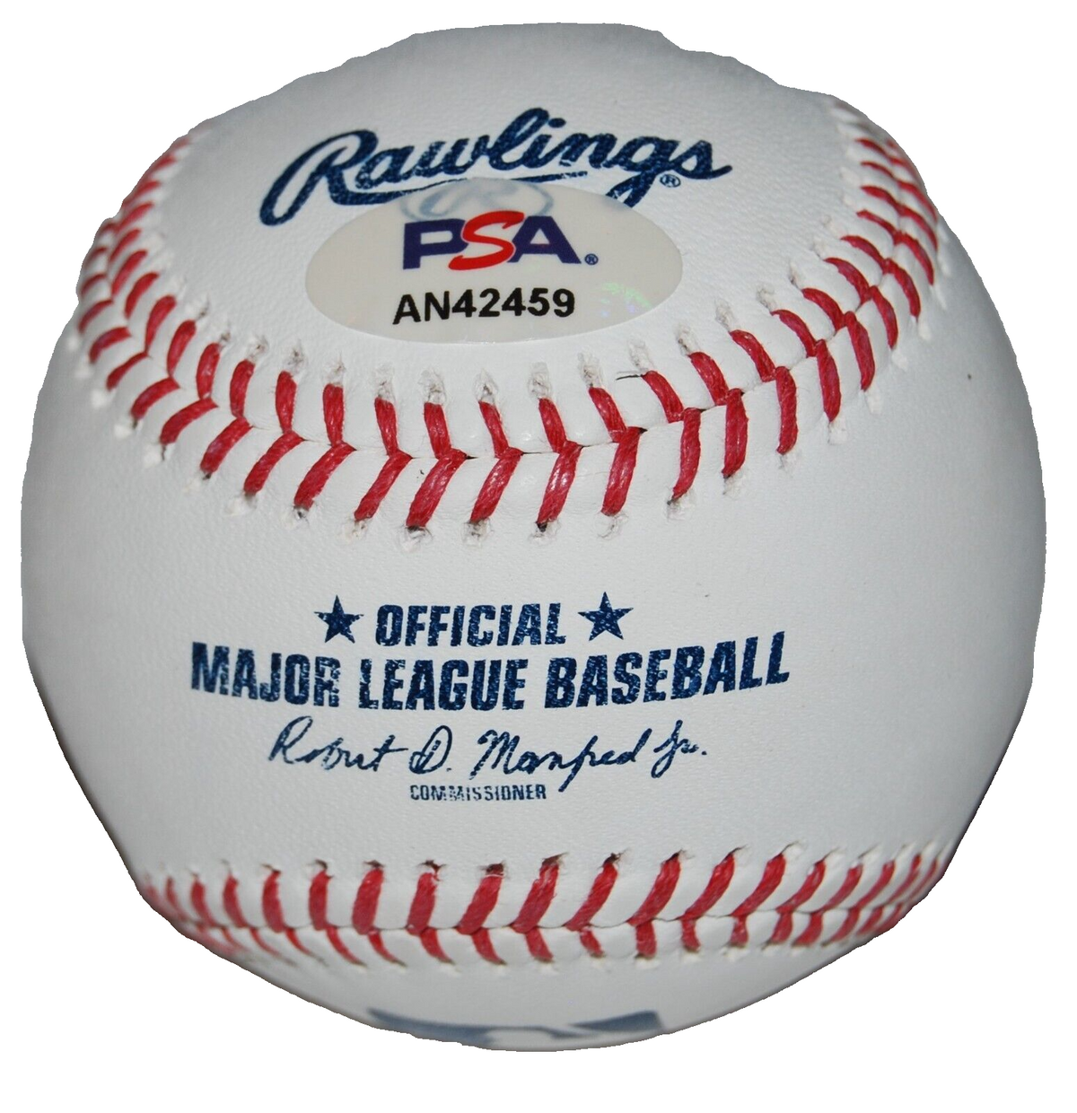 MIGUEL AMAYA signed (CHICAGO CUBS) OML Major League baseball PSA/DNA AN42459