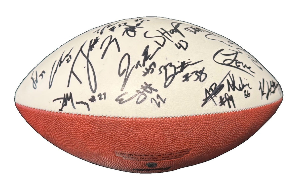 2026-27 CHICAGO BEARS autographed White Pannel Team Football Caleb Williams 🐻