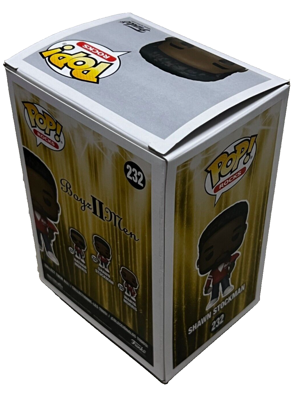 SHAWN STOCKMAN signed (BOYS II MEN) #232 Funko Pop Rocks! BECKETT BAS BP09610
