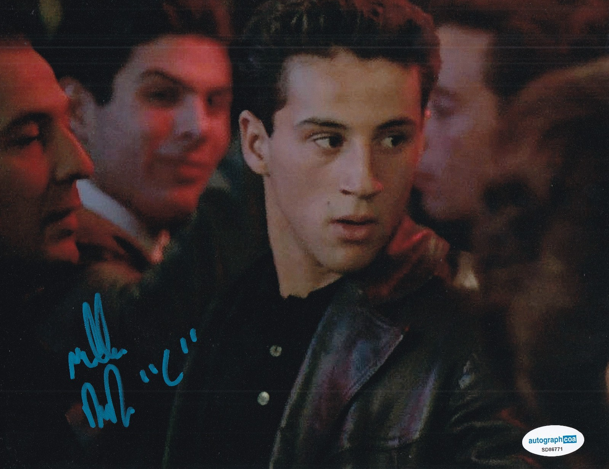LILO BRANCATO signed (A BRONX TALE) Movie Calogero 8X10 photo ACOA SD86771