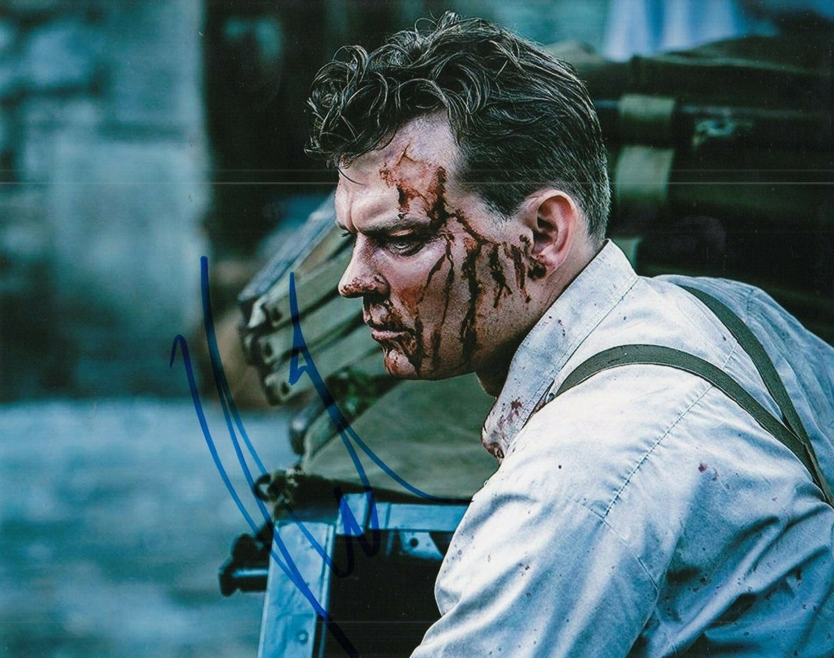 PILOU ASBAEK signed (OVERLORD) Movie *Wafner* 8X10 photo *PROOF* W/COA #1