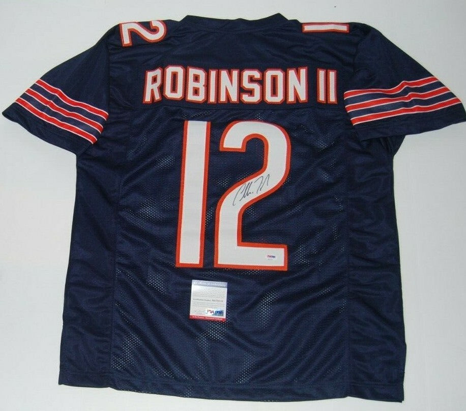 ALLEN ROBINSON signed (CHICAGO BEARS) custom (XL) #12 football jersey PSA/DNA