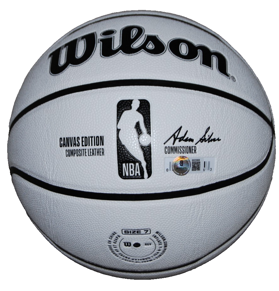 RASHEER FLEMING signed Wilson NBA basketball (ST JOSEPH"S) DRAFT 2025 BECKETT
