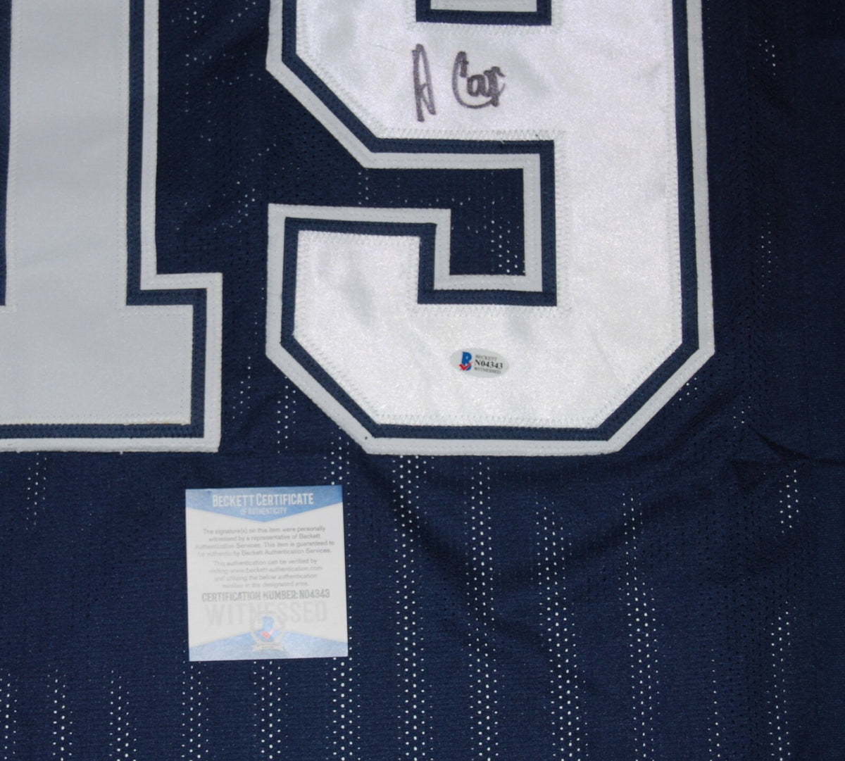 AMARI COOPER signed (DALLAS COWBOYS) Custom XL football jersey BECKETT BAS
