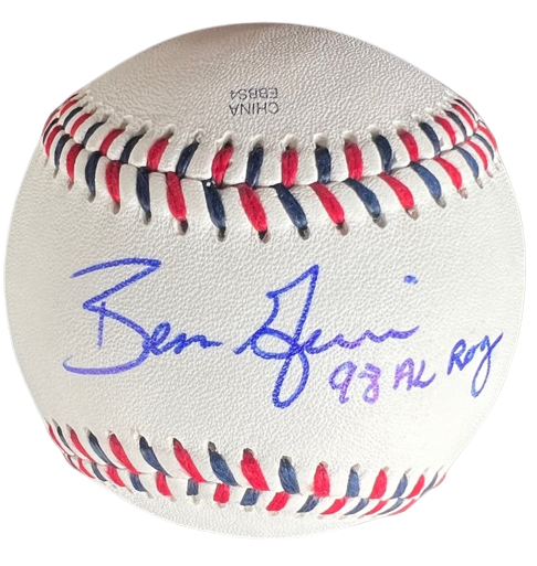 BEN GRIEVE signed (OAKLAND ATHLETICS) Atlantic League baseball BECKETT AC93194