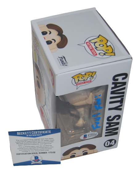 JOHN SPINELLO signed (CAVITY SAM) Operation FUNKO POP #04 BECKETT BAS Y75132