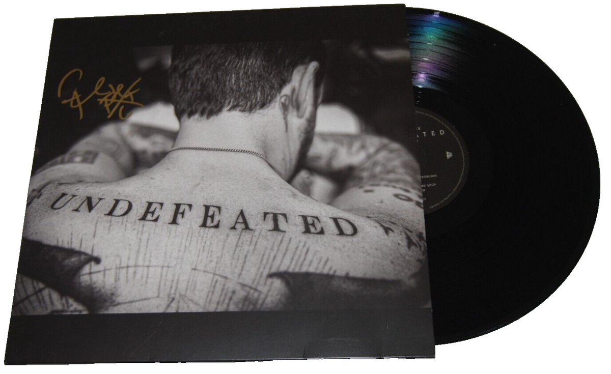 FRANK TURNER signed (UNDEFEATED) Vinyl Record Album LP BECKETT BAS BN71210