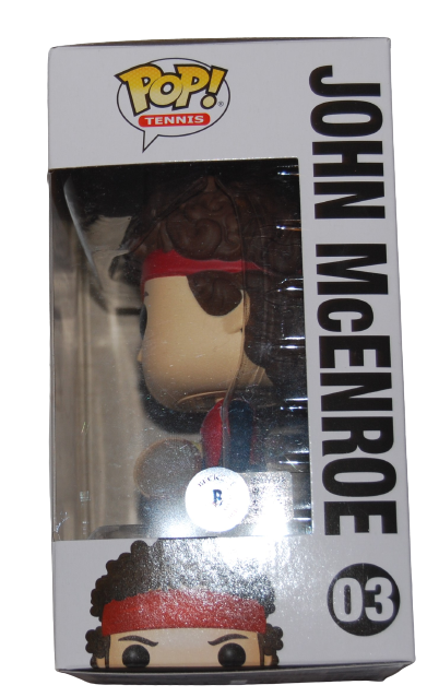 JOHN MCENROE signed (TENNIS) autographed Funko Pop #03 BECKETT BAS BF87178