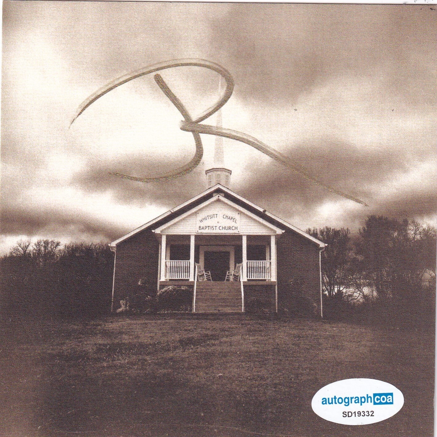 JELLY ROLL signed (WHITSITT CHAPEL) 4X4 cd insert autographed ACOA SD19332