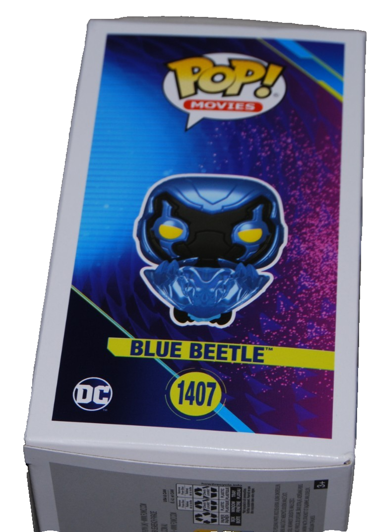 XOLO MARIDUENA signed (BLUE BEETLE) #1407 Glows Funko Pop BECKETT BAS BV13308
