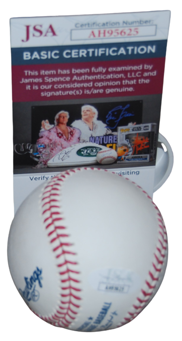 FRANCISCO MEJIA signed (TAMPA BAY RAYS) OML baseball JSA Authenticated AH95625