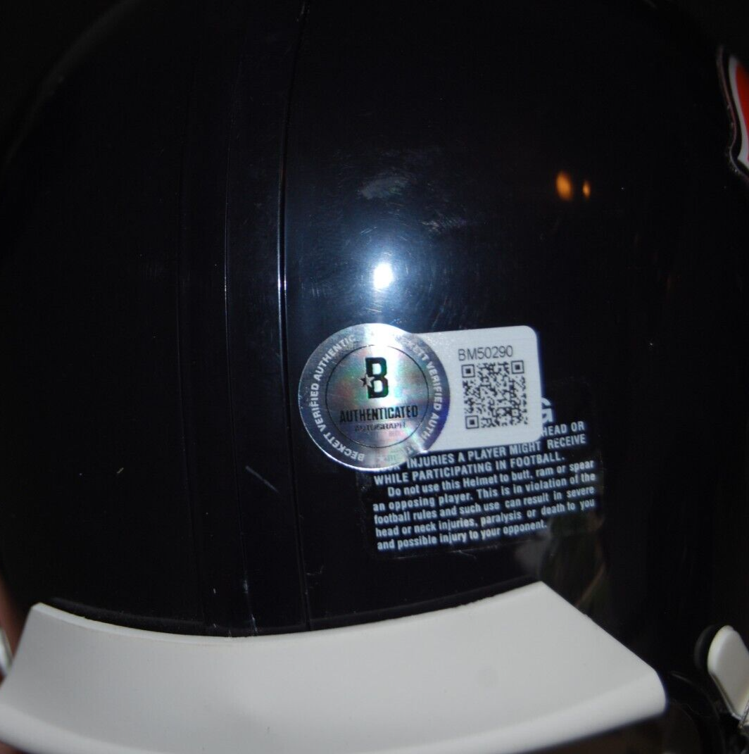 ROME ODUNZE signed (CHICAGO BEARS) mini football helmet BECKETT BAS BM50290