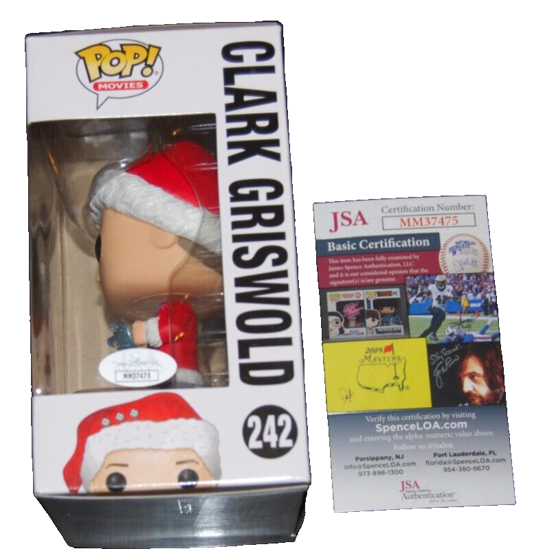 CHEVY CHASE signed (CHRISTMAS VACATION) Griswold Red Ink #242 Funko Pop JSA