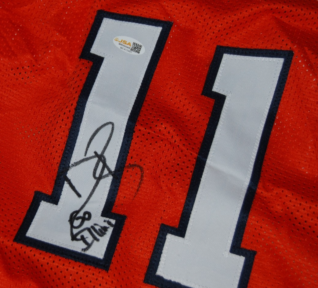 DEE BROWN signed (ILLINOIS FIGHTING ILLINI) Go Illini ! basketball jersey JSA