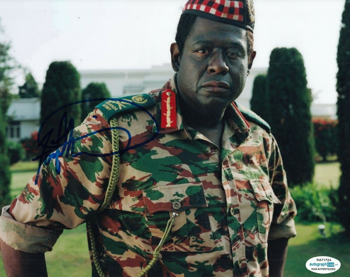 FOREST WHITAKER signed (THE LAST KING OF SCOTLAND) Movie 8X10 photo *Idi* ACOA 