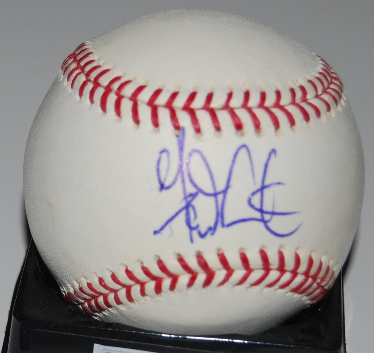 GARRETT ATKINS signed (COLORADO ROCKIES) Official Major League baseball W/COA