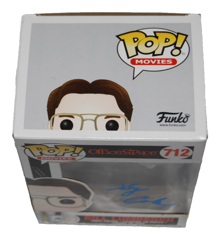 GARY COLE signed (OFFICE SPACE) Bill Lumbergh Funko Pop #712 BECKETT BY085876
