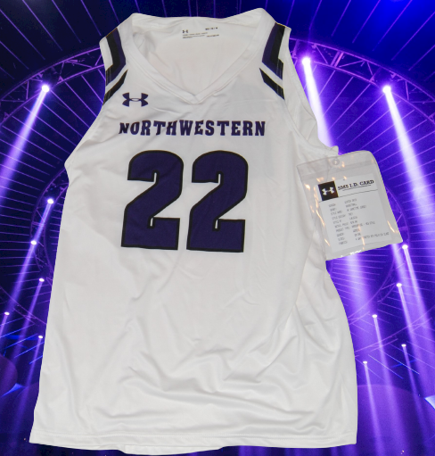 Under Armour Women’s Northwestern Wildcats Basketball Jersey SzM NEW UJKJG1W #22