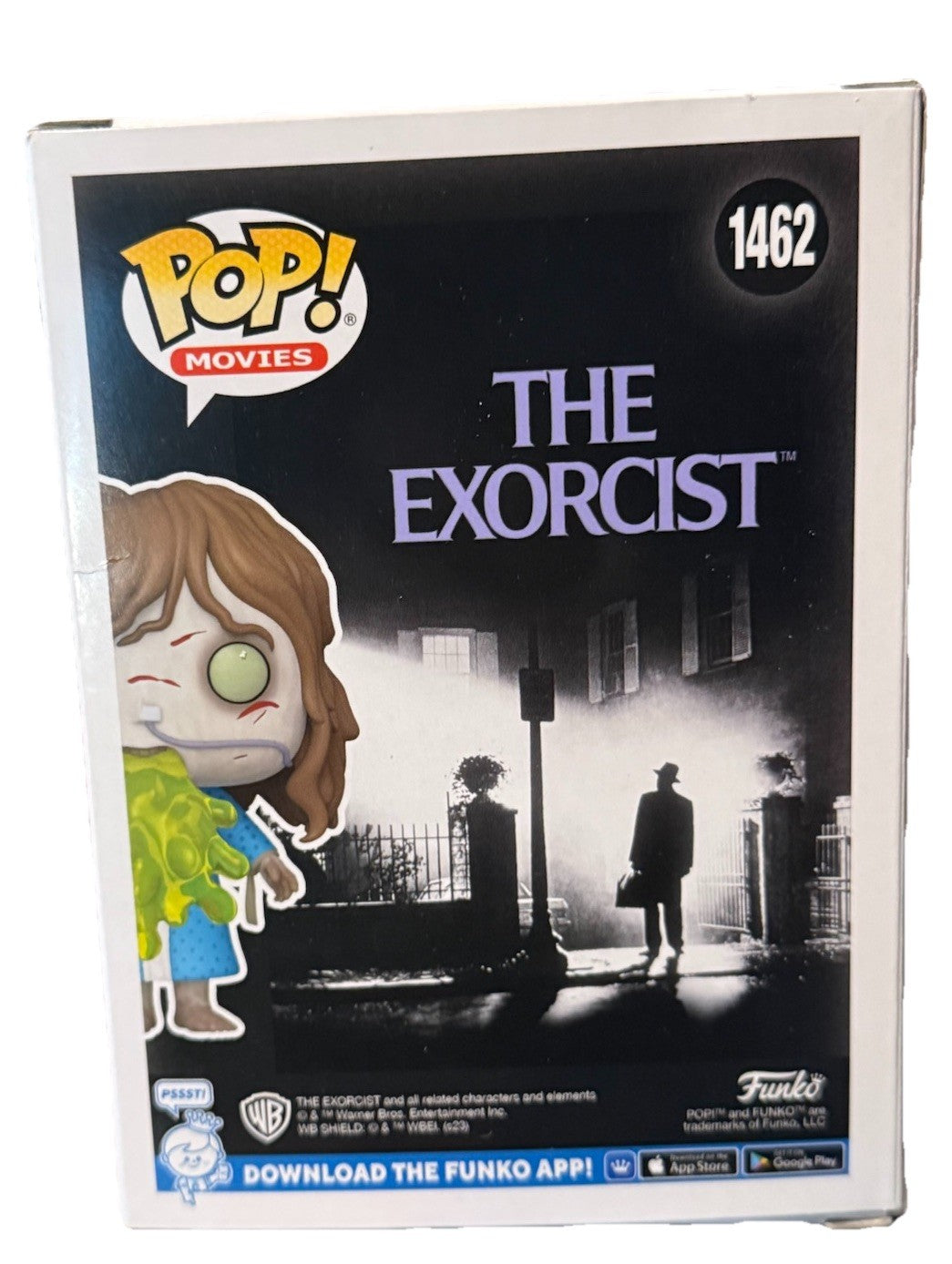 LINDA BLAIR signed (THE EXORCIST) #1462 Regan Puking Funko Pop JSA CI94602