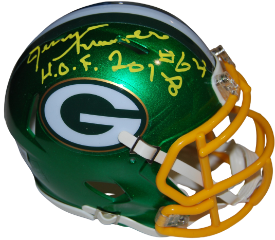 JERRY KRAMER signed (GREEN BAY PACKERS) mini football helmet BECKETT BAS BH15394