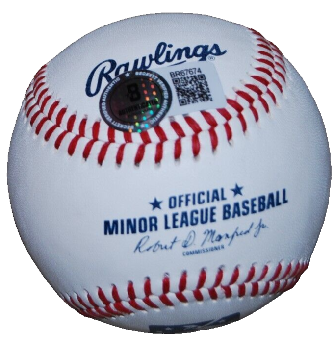 MATT SHAW signed (CHICAGO CUBS) Minor League ML baseball BECKETT BAS BR67674